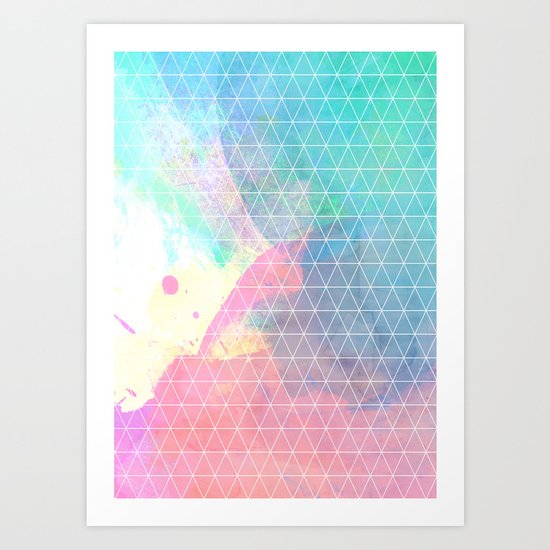 Geometric Shadows Art Print