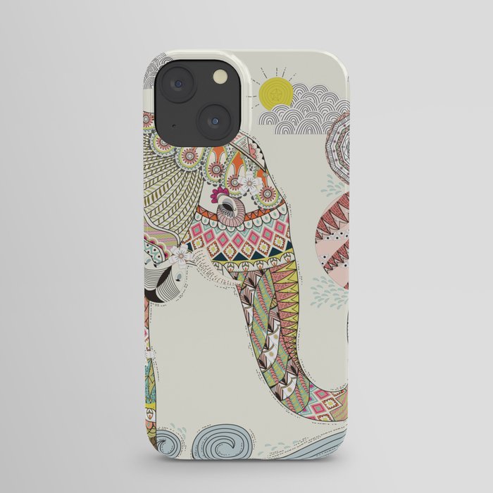elephant plays balls with its trunk iPhone Case