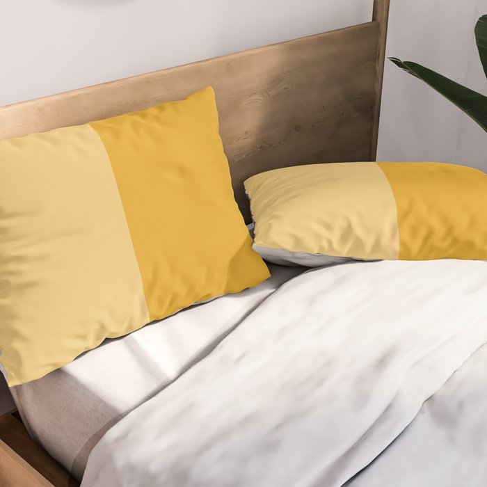 Half Mustard Pillow Sham by La Chic Society6