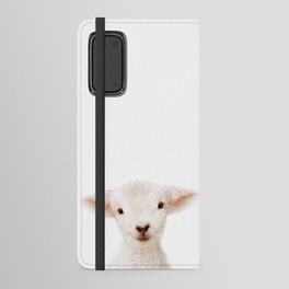 Baby Lamb, Farm Animals, Art for Kids, Baby Animals Art Print By Synplus Android Wallet Case