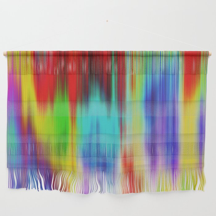Colorful Glitch Wall Hanging
