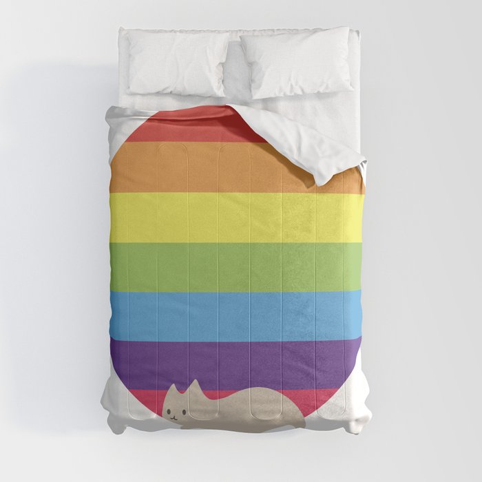 Cat Sun Pride Comforter