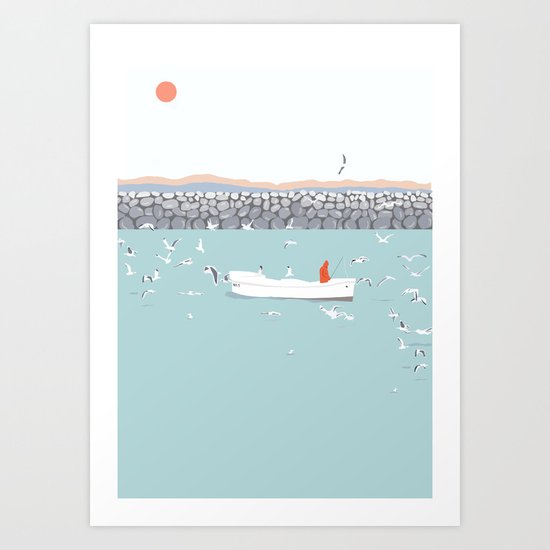 fisherman Art Print