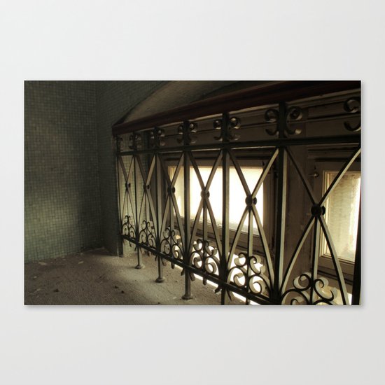 LOST PLACES - hidden bridge Canvas Print