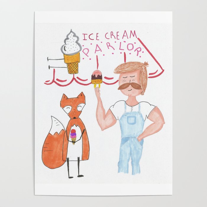 Ice Cream Parlor Poster