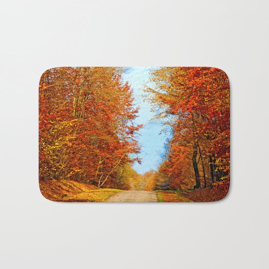 Through the fall Bath Mat