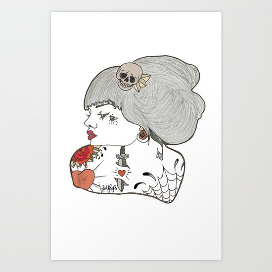 Look Art Print