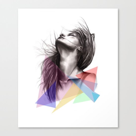 Crystalised // Fashion Illustration Canvas Print