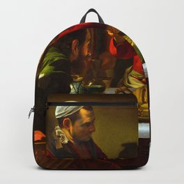 Caravaggio Supper at Emmaus Backpack