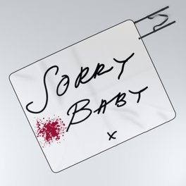Killing Eve - Sorry Baby -quote-Villanelle Picnic Blanket