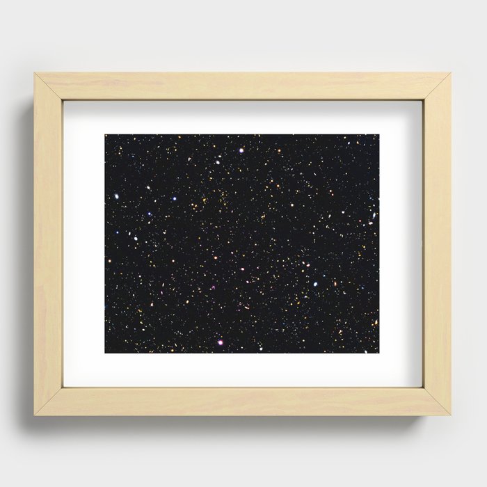 Distant Galaxies Recessed Framed Print