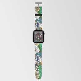 Peacocks in the rose garden 3 Apple Watch Band