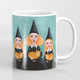 Halloween Witches and their Familiars Mug