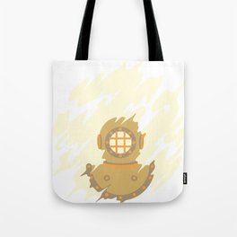 Diving Suit Tote Bag