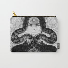 Beyond Carry-All Pouch | Vintage, Pattern, Black and White, Vector 