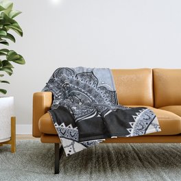Illusion of the pattern Throw Blanket