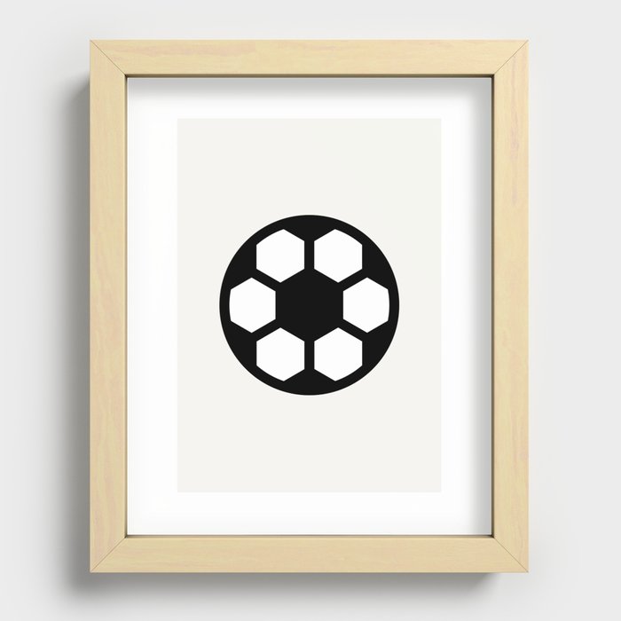 Football - Balls Serie Recessed Framed Print