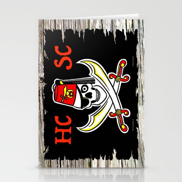 HCSC Pirate Flag Stationery Cards