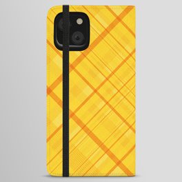 Yellow Crosses iPhone Wallet Case