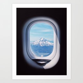 Out the Airplane Window Art Print