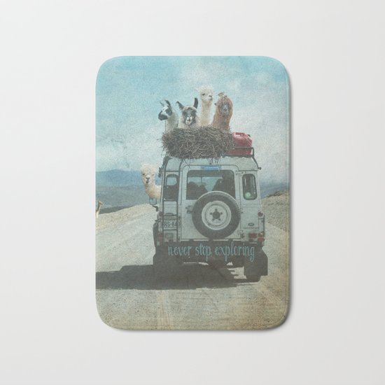 NEVER STOP EXPLORING II SUMMER EDITION Bath Mat