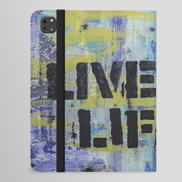 Live Life iPad Folio Case