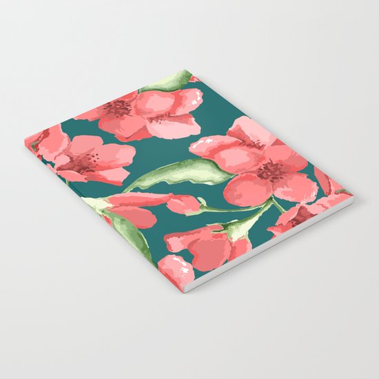 Red flowers Notebook