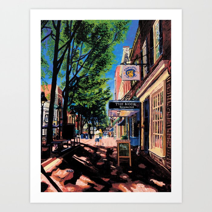 Lovers, C-ville, VA Art Print