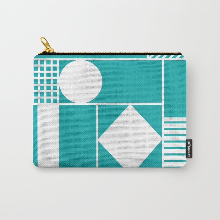 Geometric balance modern shapes composition 10 Carry-All Pouch