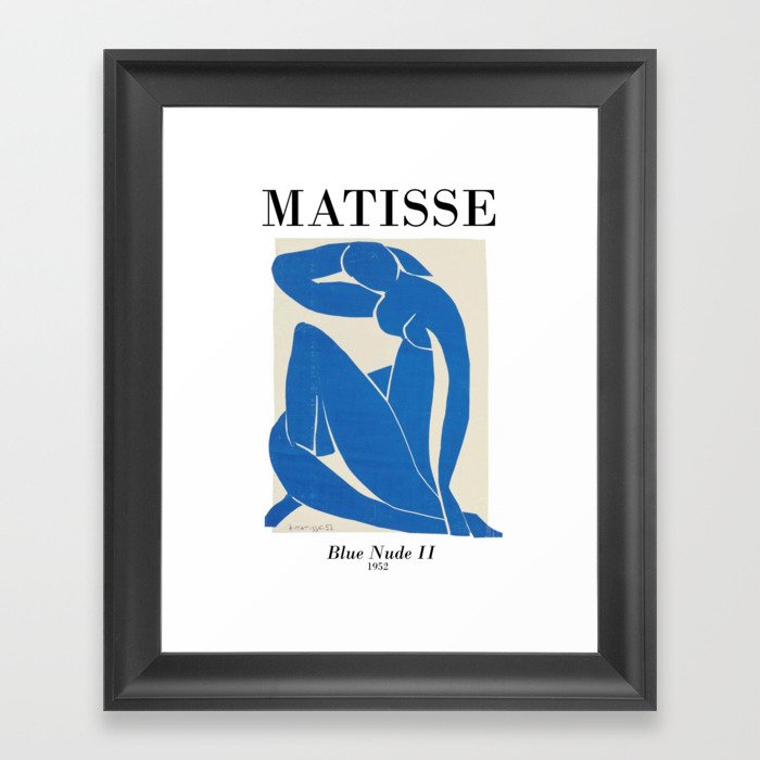 Blue Nude - Henri Matisse - Poster Framed Art Print