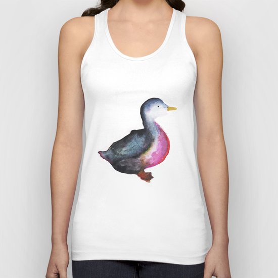 DUCK! Unisex Tank Top