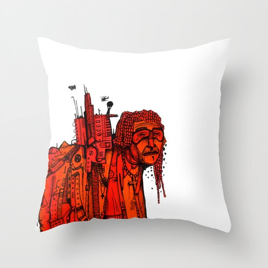 Afro Bono Throw Pillow