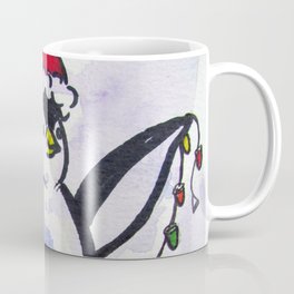 Penguin in Lights Coffee Mug