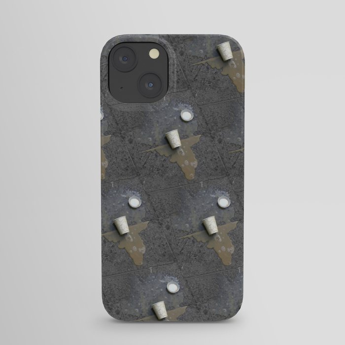 Coffee Spill iPhone Case