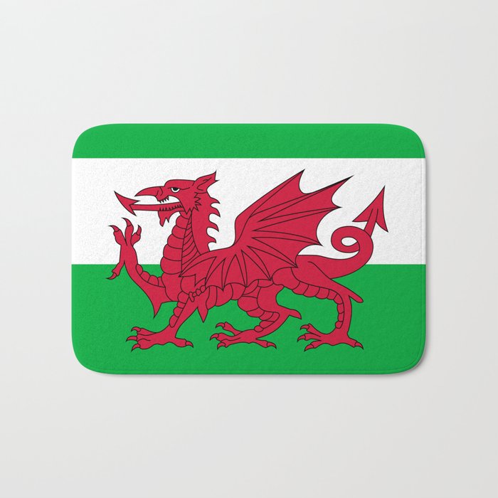 Flag of Wales Bath Mat