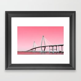 Strawberry Skies Framed Art Print