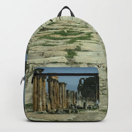 Roadway of Pamukkale Photograph Backpack