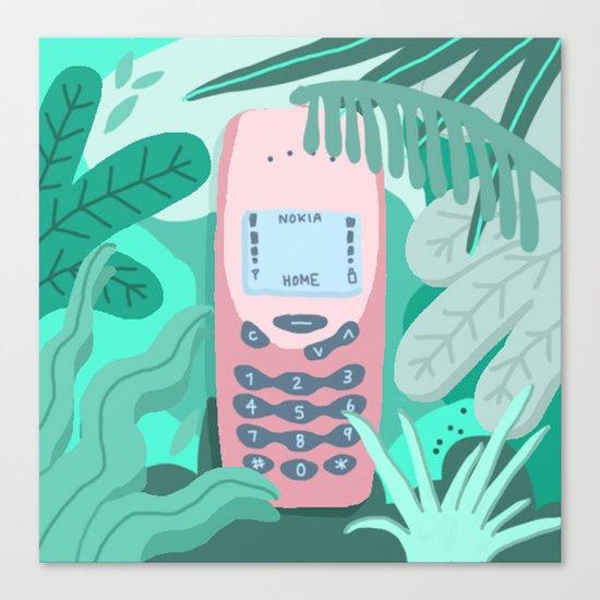 Jungle Nokia Canvas Print
