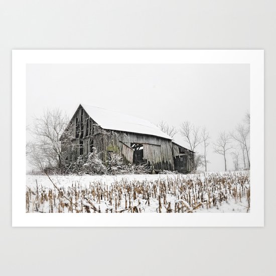 The Old Barn Art Print