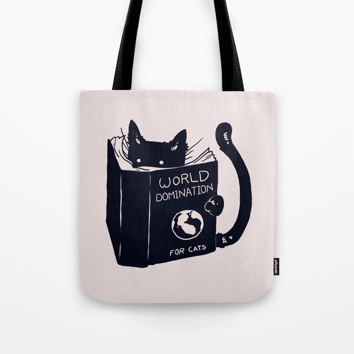 World Domination For Cats Tote Bag