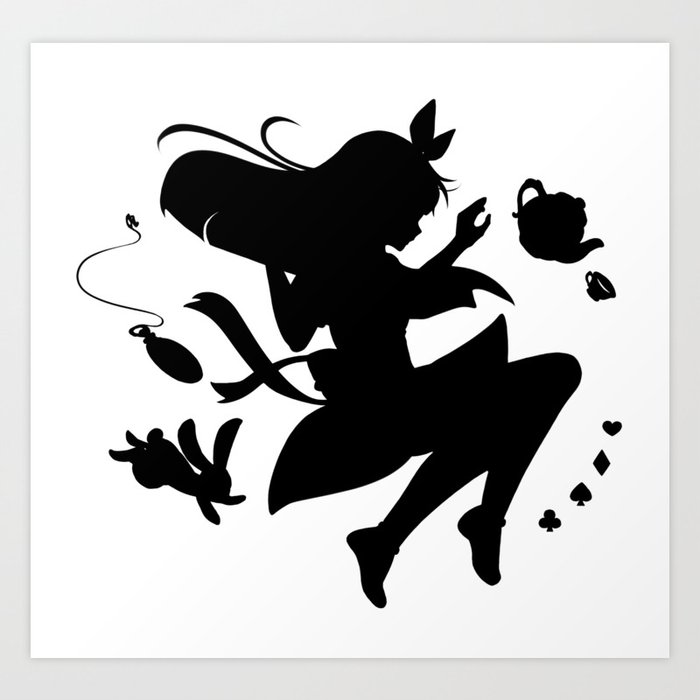 alice in wonderland silhouettes