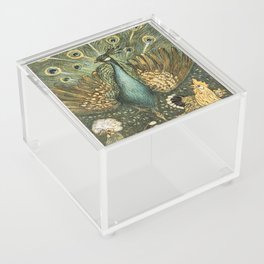 Pauw Met Kippen Acrylic Box