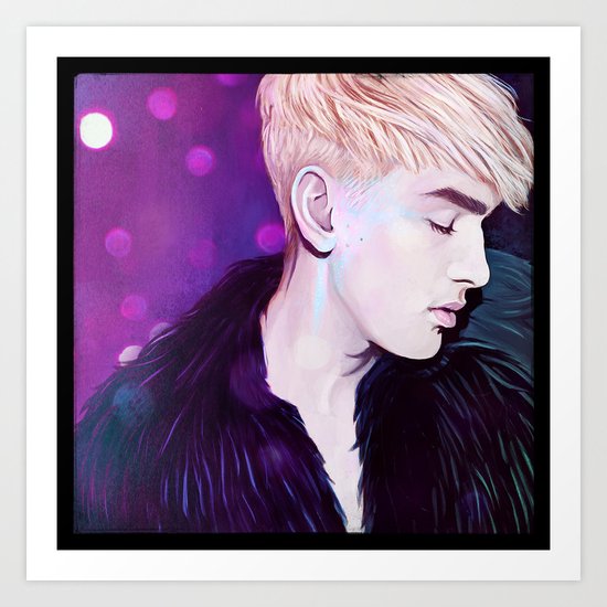 A boy like me Art Print