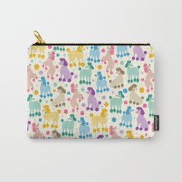 Rainbow Poodles by Veronique de Jong Carry-All Pouch | Poodles, Puppy, Dogs, Curated, Labradoodle, Dog, Poodle, Drawing, Veroniquedejong 