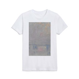 Monet - Charing Cross Bridge 1900 Kids T Shirt