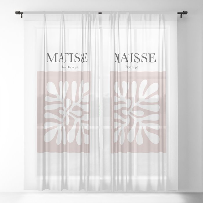 Matisse - Papier Découpé Sheer Curtain