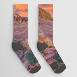 Sunset 0094 - Valley of Fire State Park, Nevada Socks