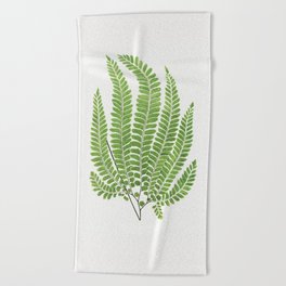 Heritage Botanicals: Maidenhair Fern Beach Towel