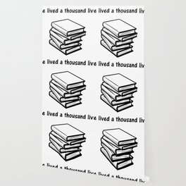 Booklover Wallpaper For Any Decor Style Society6