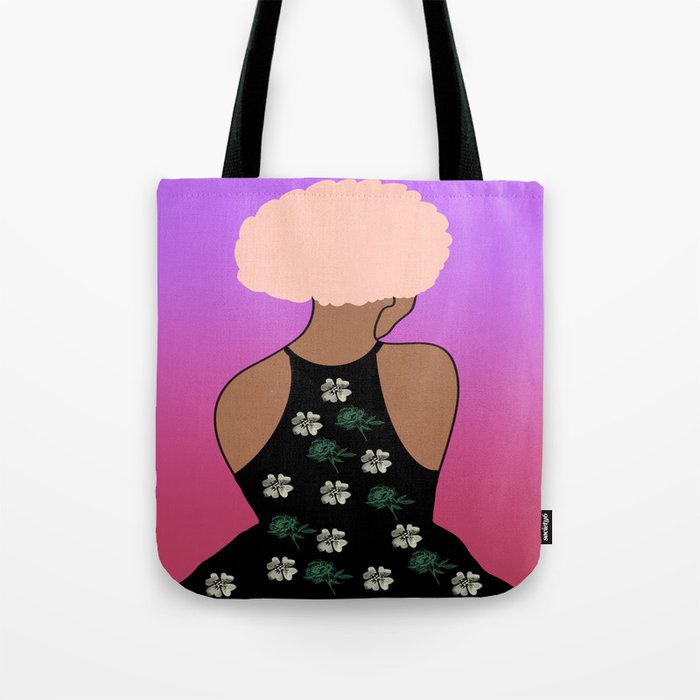 Woman At The Meadow 10 Tote Bag